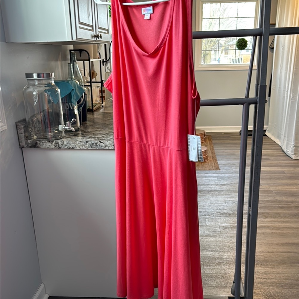 Vibrant Pink Sleeveless Dress